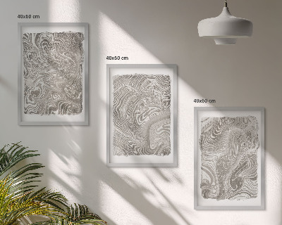 Set tablouri decorative Pictură cu forme moderne