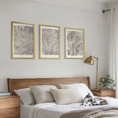 Set tablouri decorative Pictură cu forme moderne