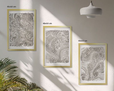 Set tablouri decorative Pictură cu forme moderne