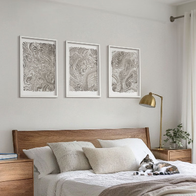 Set tablouri decorative Pictură cu forme moderne