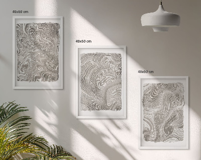 Set tablouri decorative Pictură cu forme moderne