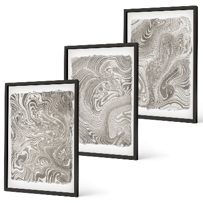 Set tablouri decorative Pictură cu forme moderne