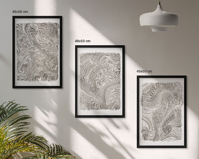 Set tablouri decorative Pictură cu forme moderne
