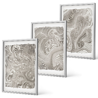 Set tablouri decorative Pictură cu forme moderne