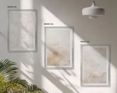 Set tablouri pentru dormitor cu texturi pastelate la modă