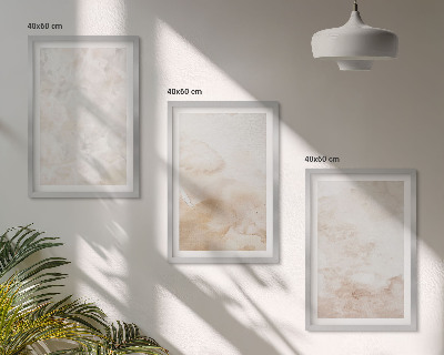 Set tablouri pentru dormitor Texturi pastelate la modă