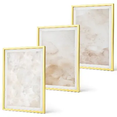 Set tablouri pentru dormitor cu texturi pastelate la modă
