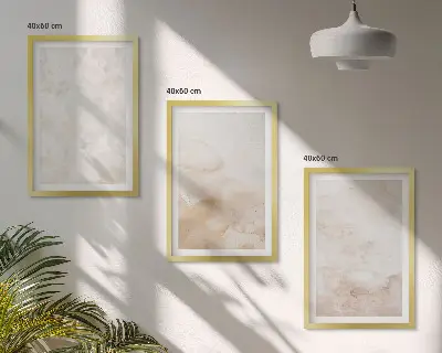 Set tablouri pentru dormitor cu texturi pastelate la modă