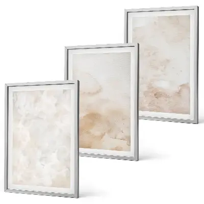 Set tablouri pentru dormitor cu texturi pastelate la modă