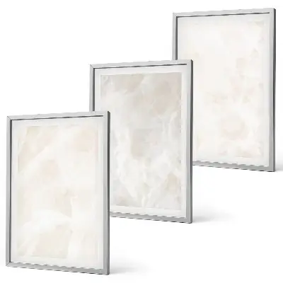 Set tablouri decorative cu model de marmură elegantă