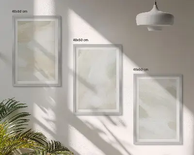 Set tablouri pentru dormitor cu vopsele strălucitoare abstracte în stil boho