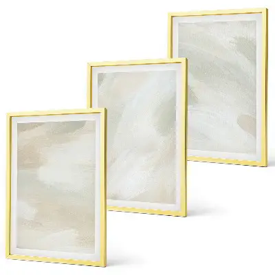 Set tablouri pentru dormitor cu vopsele strălucitoare abstracte în stil boho