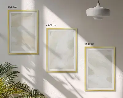 Set tablouri pentru dormitor cu vopsele strălucitoare abstracte în stil boho
