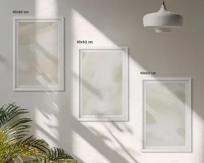 Set tablouri pentru dormitor cu vopsele strălucitoare abstracte în stil boho