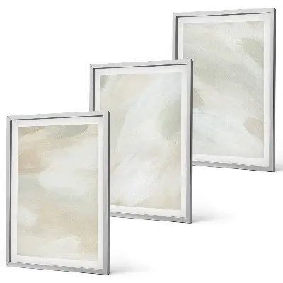 Set tablouri pentru dormitor cu vopsele strălucitoare abstracte în stil boho