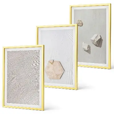 Set tablouri decorative cu texturi nisipoase în stil boho