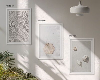 Set tablouri decorative Texturi nisipoase boho ușoare