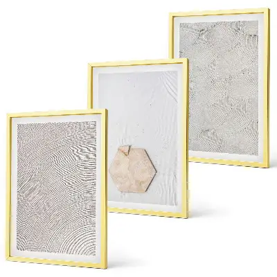 Set de tablouri pentru dormitor cu texturi nisipoase în stil boho