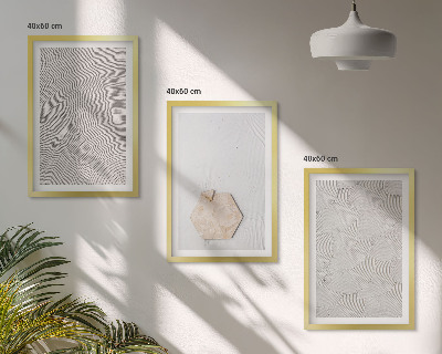 Set tablouri pentru dormitor Texturi nisipoase boho ușoare