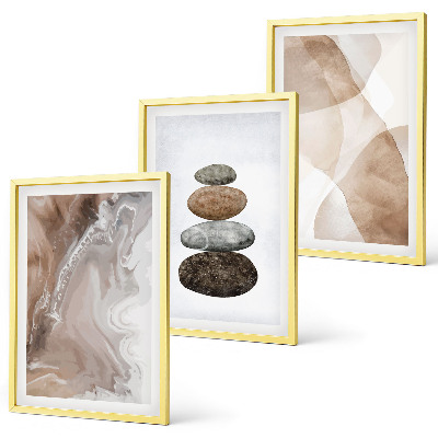 Set tablouri decorative Forme pastelate abstracte