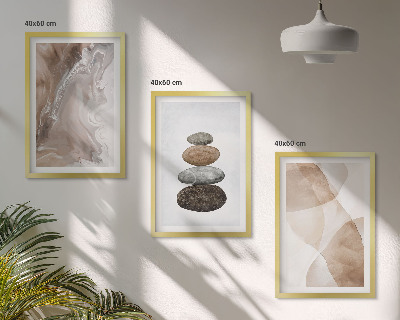 Set tablouri decorative Forme pastelate abstracte