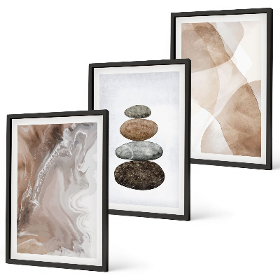 Set tablouri decorative Forme pastelate abstracte