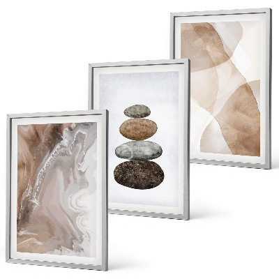 Set tablouri decorative Forme pastelate abstracte