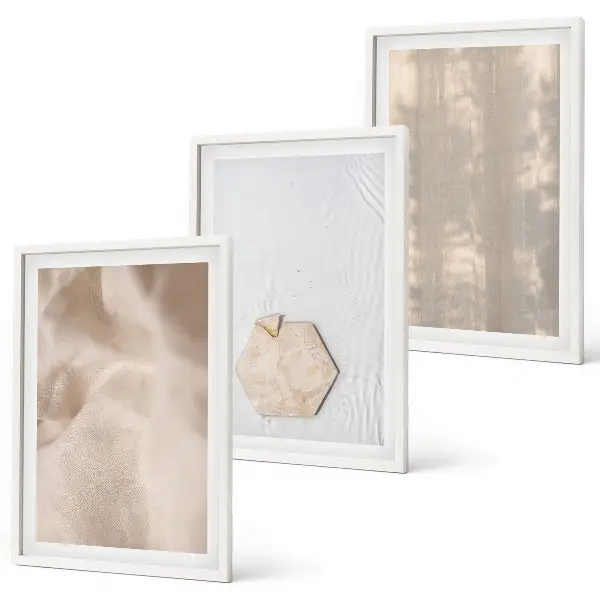 Set de tablouri pentru dormitor cu texturi subtile în stil boho nature