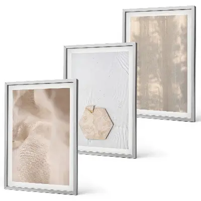 Set de tablouri pentru dormitor cu texturi subtile în stil boho nature