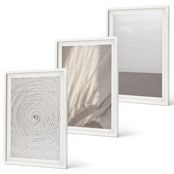 Set tablouri decorative Texturi boho naturale