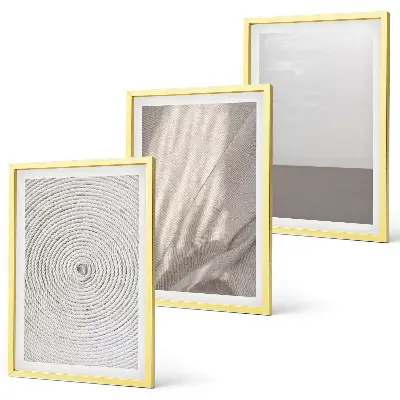 Set de tablouri decorative cu texturi naturale în stil boho