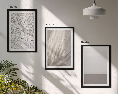 Set tablouri decorative Texturi boho naturale