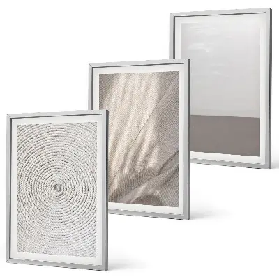 Set de tablouri decorative cu texturi naturale în stil boho