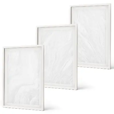 Set tablouri pentru dormitor cu structură elegantă din marmură