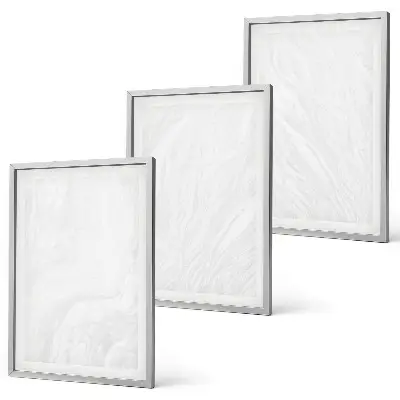 Set tablouri pentru dormitor cu structură elegantă din marmură