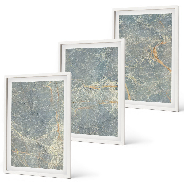 Set tablouri decorative Piatră decorativă din marmură verde