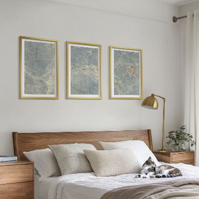 Set tablouri decorative Piatră decorativă din marmură verde