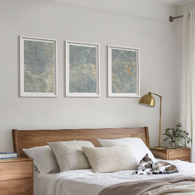 Set tablouri decorative Piatră decorativă din marmură verde