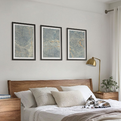 Set tablouri decorative Piatră decorativă din marmură verde