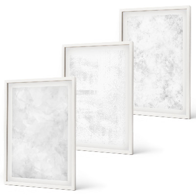 Set tablouri pentru dormitor Fundal minimalist cu pete albe