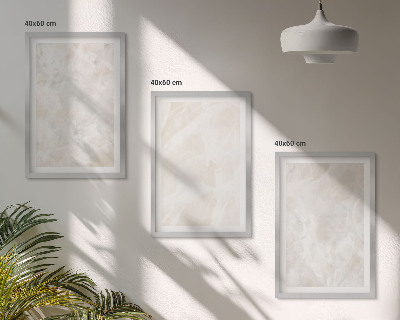 Set tablouri decorative Structuri din marmură pastelată