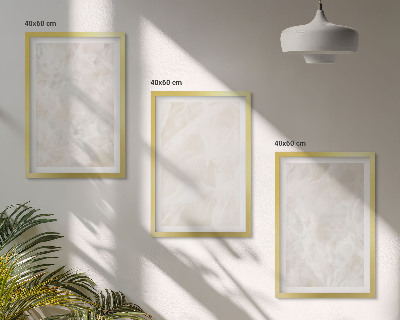 Set tablouri decorative Structuri din marmură pastelată