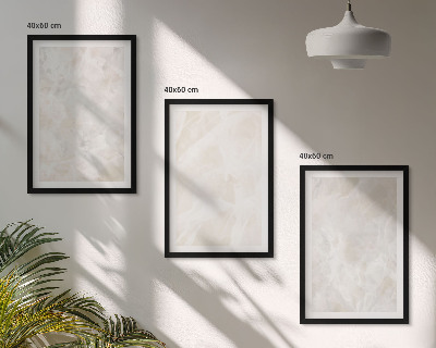 Set tablouri decorative Structuri din marmură pastelată