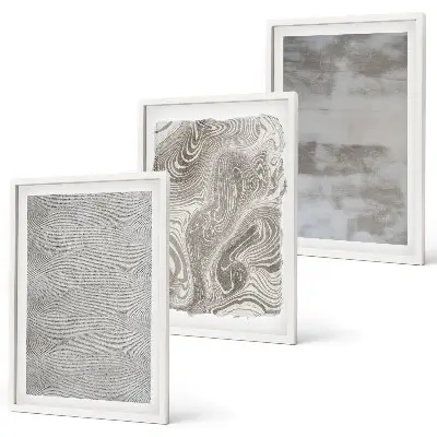Set tablouri pentru dormitor cu modele abstracte industriale