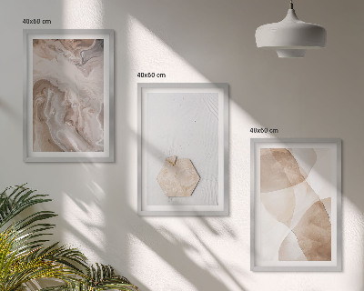 Set tablouri pentru dormitor Abstracție de design a naturii