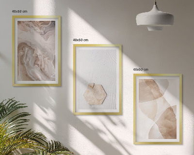Set tablouri pentru dormitor Abstracție de design a naturii