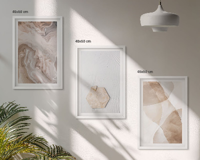 Set tablouri pentru dormitor Abstracție de design a naturii