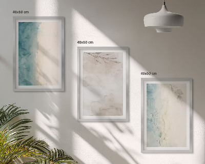 Set tablouri decorative Texturi subtile de acuarelă