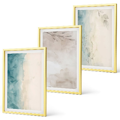 Set tablouri decorative Texturi subtile de acuarelă