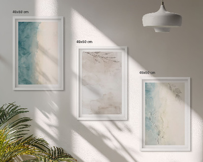 Set tablouri decorative Texturi subtile de acuarelă